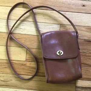 Coach small leather crossbody bag